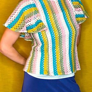 Eva Franco crochet top